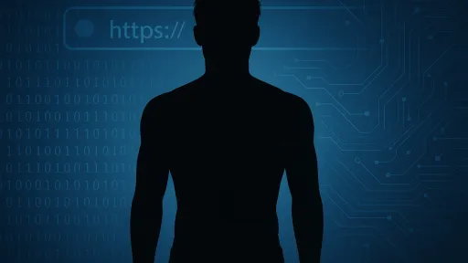 NCC Blog Post Header - Man in silhouette with an internet themed background.